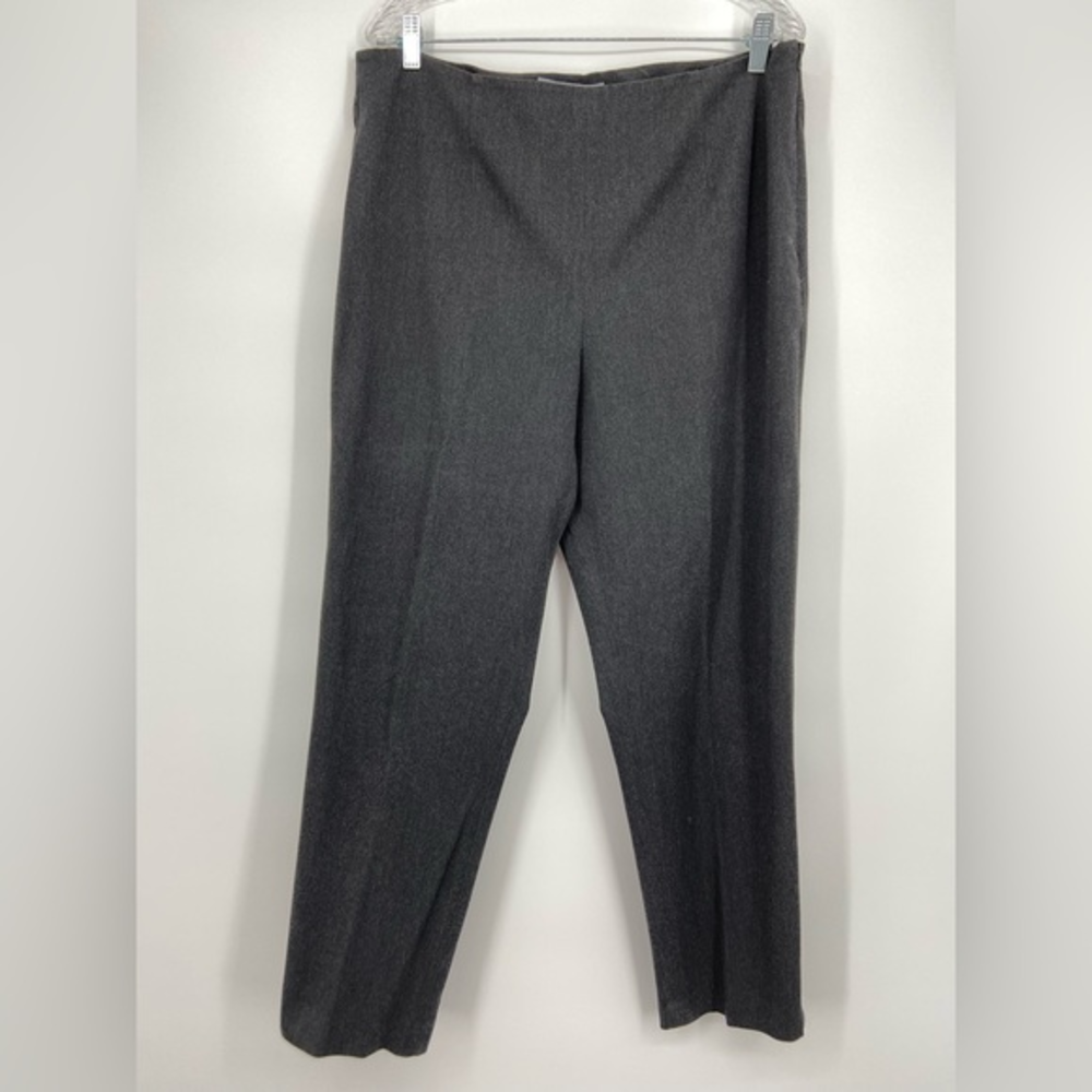Saks Fifth Avenue Real Clothes, Grey Slacks, side‎ zipper, size 16